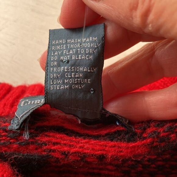 Vintage Christopher Hayes 100% Wool Crewneck Grandpa Sweater Size XL - Picture 4 of 7